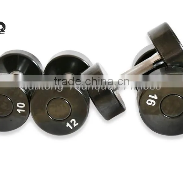 Wholesale Crossfit Gym Equipment PU Dumbbell / Poly Urethane Dumbbell Quality Choice photo-3
