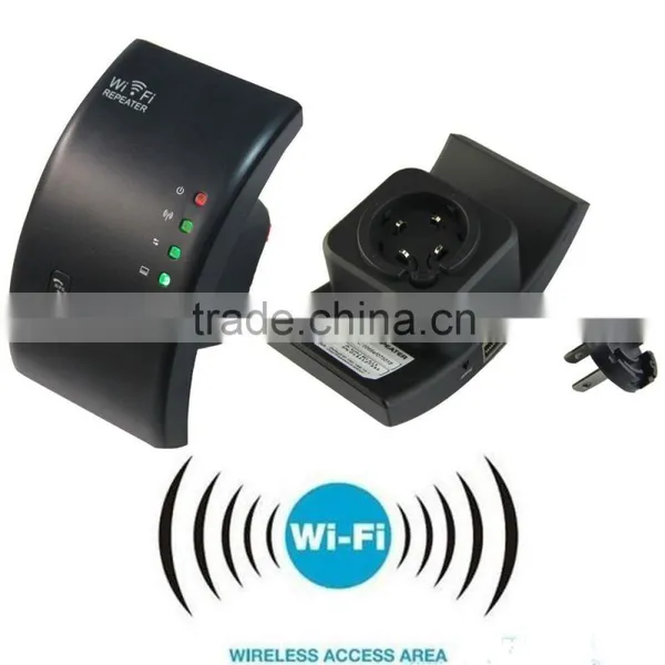 China 300Mbps N 802.11 AP Wireless Wifi Router Repeater Range Extender Booster UK Plug Dual Band Booster photo-4