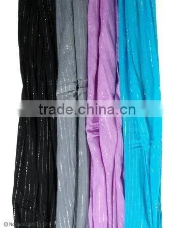 Viscose Scarf, Shawls Mettalic Stoles