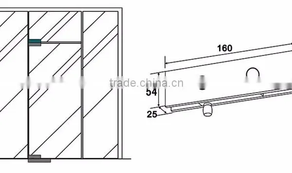 Hardware Patch Fittings Stainless Steel Railing Glass Doors Clamps Fitting photo-3