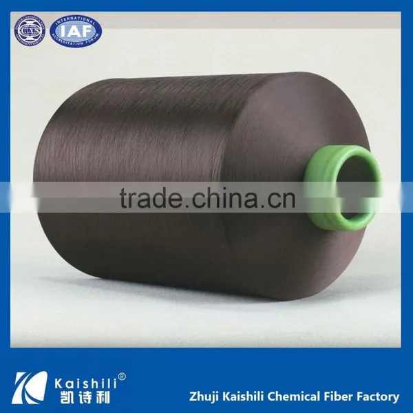 100% Polyester Dty Yarn Spandex Covered Yarn for Sock Yarn photo-2