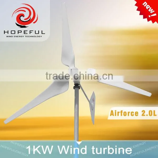 1kw Horizontal Wind Turbine Alternator With Single Tail Wind Generator photo-3