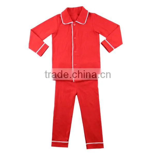 2016 Winter Children Clothes Holiday Red Kids Pajamas Baby Wear Brother Siester Matching Christmas Family Pajamas photo-3