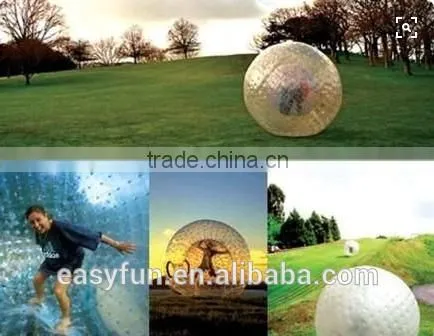 Interesting Clear PVC or TPU Inflatable Zorb Ball in Summer and Winter Use photo-3