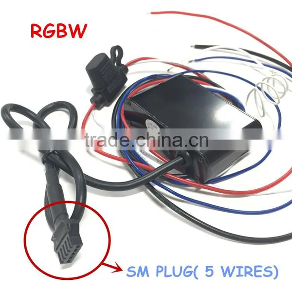 Jinxin 12v RGBW Controller With Wireless Remote for Motorcycle and Auto photo-2