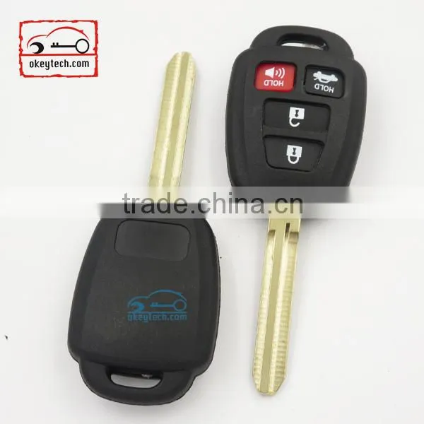 High Quatity Toyota 4 Button Remote Key Shell FCCID FCC:HYQ12BEL Car Key Toyota Romote Key Shell photo-2