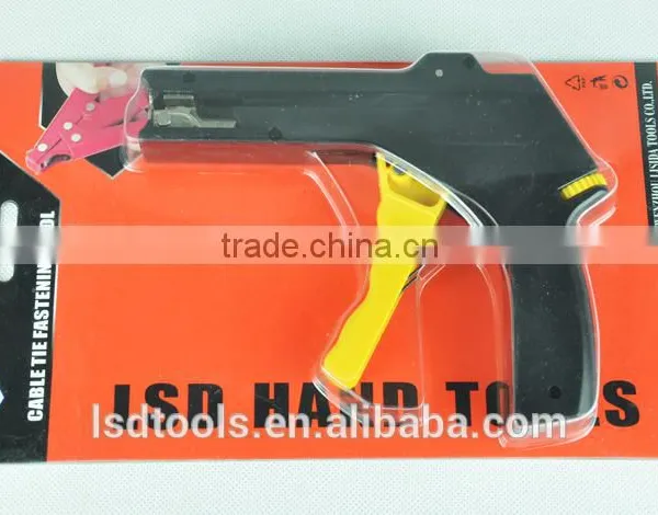 LS-600F Fastening and Cutting Tool for Nylon Cable Tie Width 2.4-4.8mm, Two in One Cable Tie Gun Nylon Cable Tie Fastening Tool photo-3