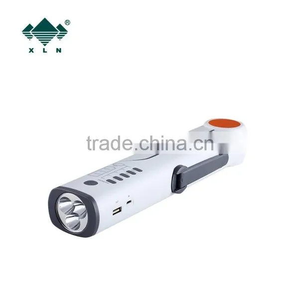 Hand Crank Dynamo Solar Rechargeable Led Table Lamp With Led Light and Radio photo-2