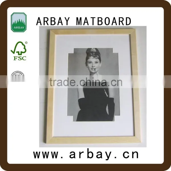 China Hot Sale Custom Acid Free Sexy Photo Frame Matboard Uncut Mat Boards Matboard and Framing photo-3