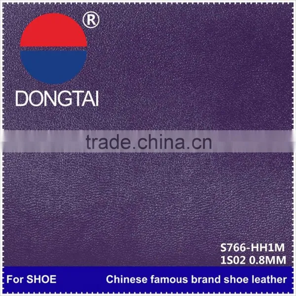 0.8mm New 100% Covers Leather/ Made in China Embossed Synthetic Leather /With 20 Years Expenience pu Shoe Leather photo-2