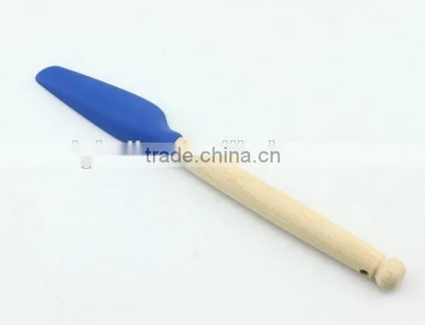 High Quality Silicone Kitchen Tools With Wooden Handle Set Of 5 photo-5