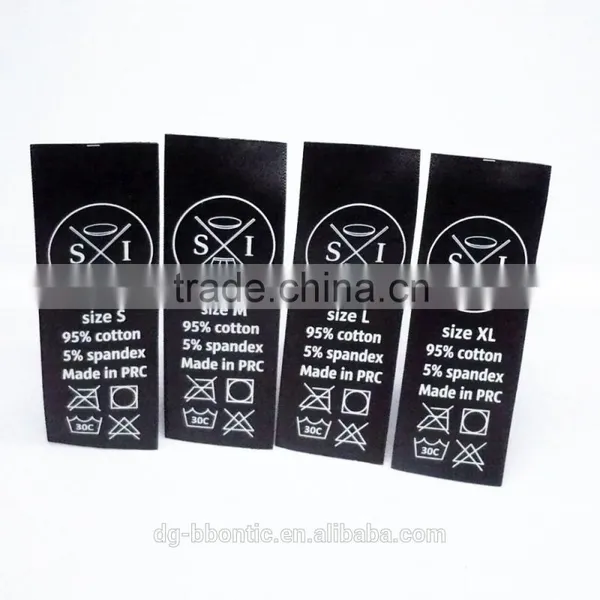 Black Care Label For Garment photo-5