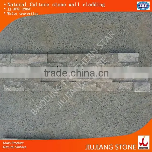 "Z"shape"S"shape Rectangular Travertine Cut-to-size Glued Culture Stone