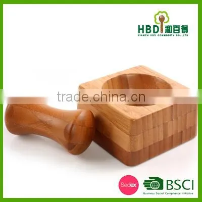 Top Quality Customized Wooden Mortar and Pestle Wholesale photo-4