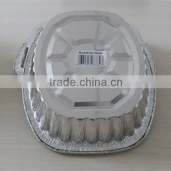 Disposable Aluminium Foil Oval Turkey Pan for Roaster photo-3