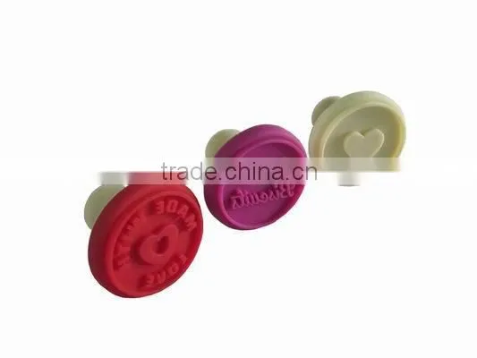 Silicone Cookie Stamp "made With Love" Valentines Day Gift photo-4