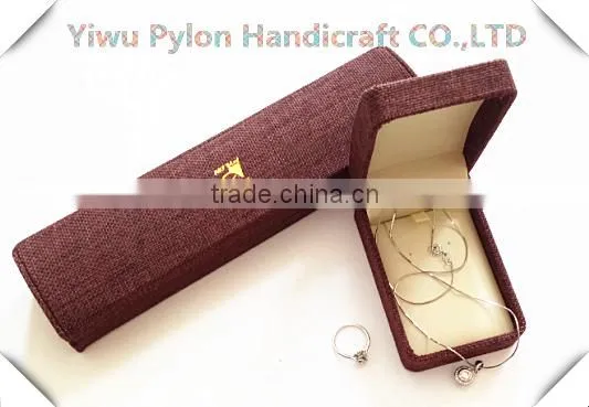Antique Plastic Jewlery Box Wrapping Linen Wholesale photo-3