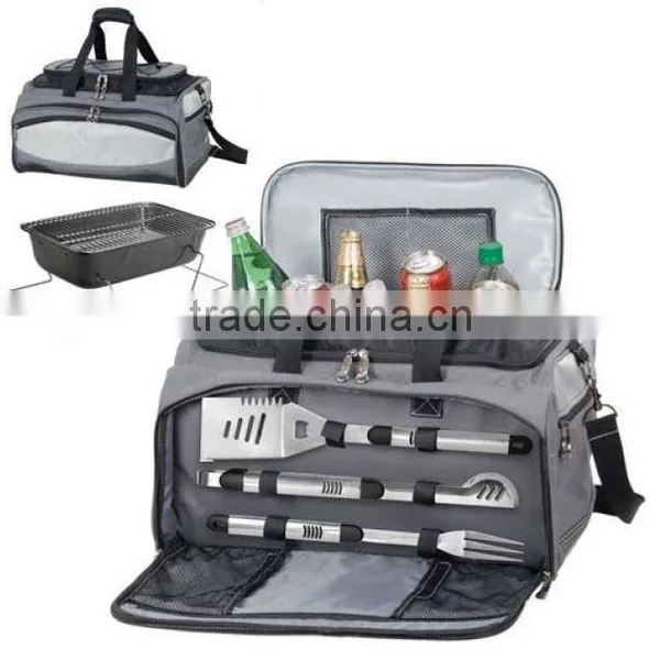 Ice Bag Grill With BBQ Accessories, Ice Bag With BBQ Set