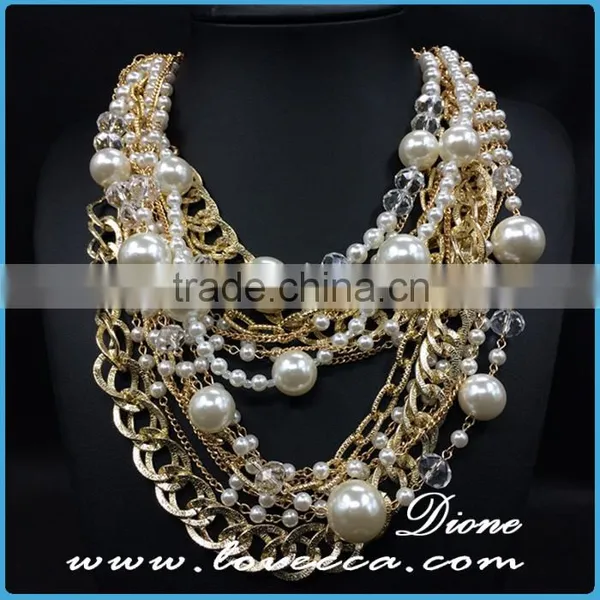American and European Retro Big Stone Jewelry Women High Quality Exaggerated Necklace photo-4
