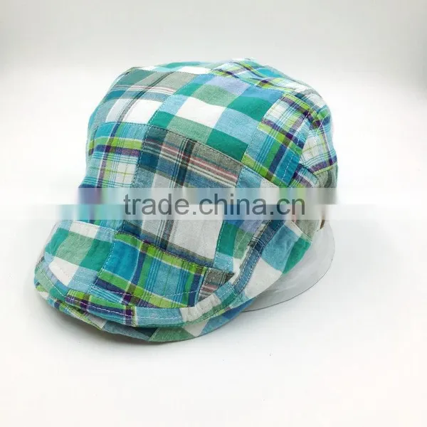 Custom Design Fashion Check Ivy Cap Manufacturing photo-2
