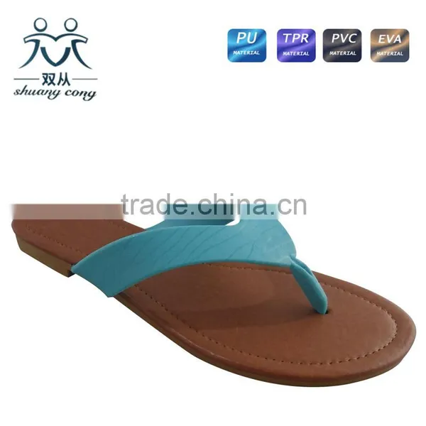 2016 Latest Lady Beach Women Shoe Import Flip Flop Slipper photo-5