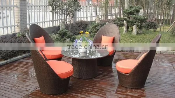 Amazing Single Sofa Set Garden Wicker Sofa Furniture Design photo-3