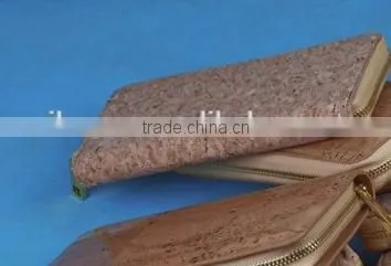 New Arrive Eco-freindly Cork Leather Ladies Long Wallets ( W023)