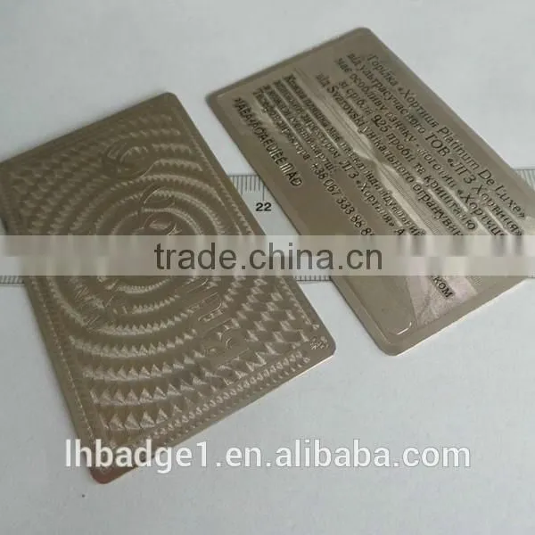 Stainless Steel Card,engraved Metal Business Cards photo-3
