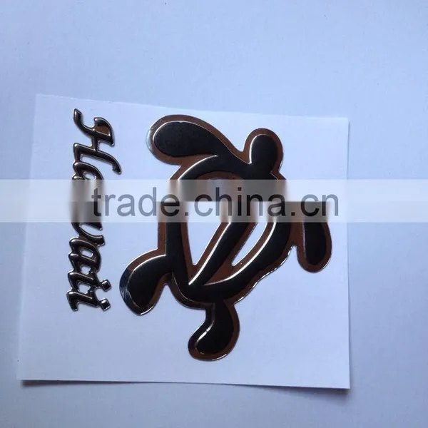 Tortoise Shape Hawaii 3d Pvc Sticker,soft Plastic 3D PVC Car Sticker,3d Pvc Logo Sticker