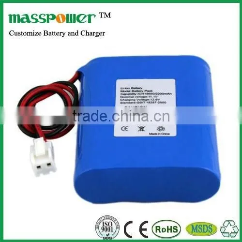 China Electronics Market Flashlight Batteries With 18650 Battery Cell 7.4v 6200mah photo-6