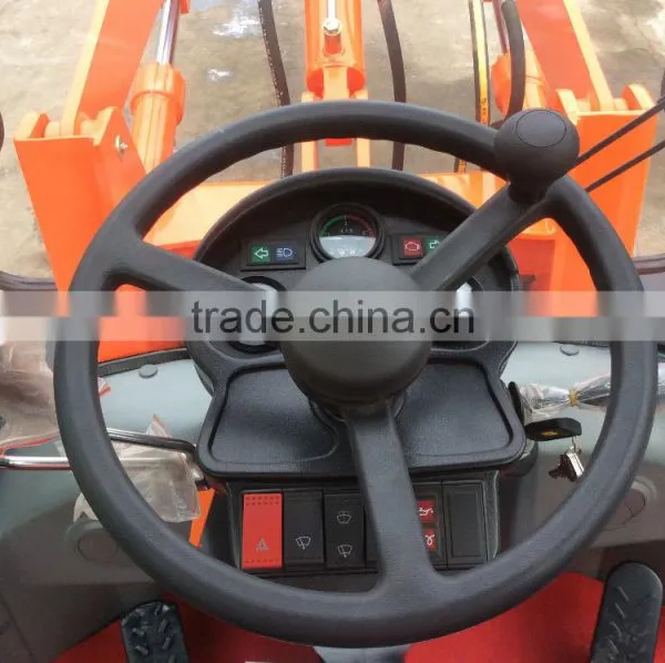 2015 New Design 1.2T Small Front End Loader With Backhoe photo-6