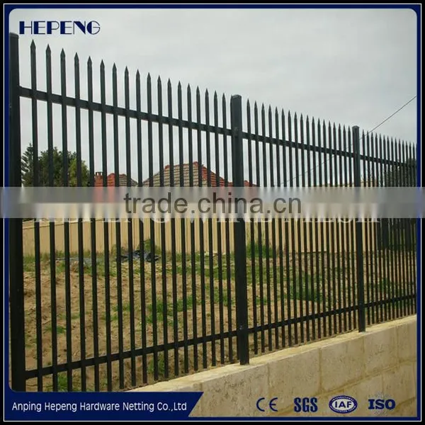 Cheap Wrought Iron Spear Top Steel Palisade Panel Security Fence From China Anping photo-6