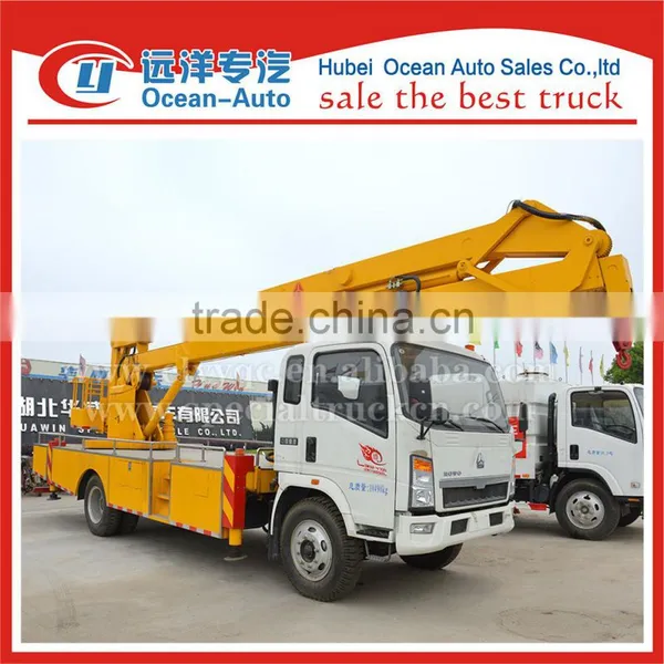 Sinotruk Chassis Driving Type 4x2 20 Meters Aerial Platform Vehicle photo-2