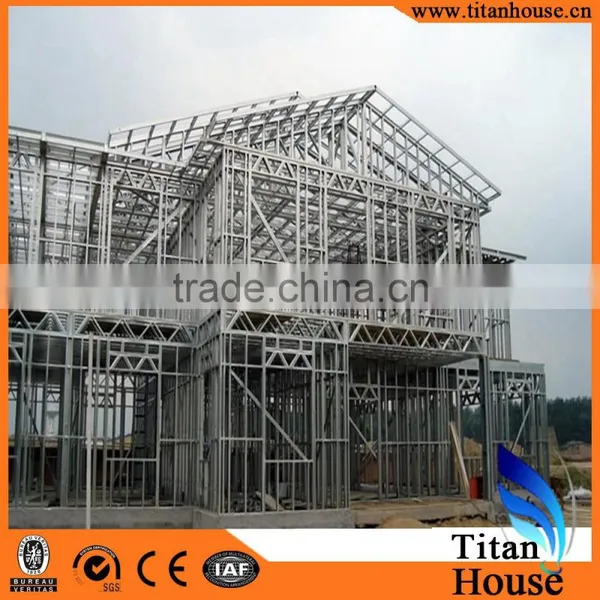 High Quality Light Gauge Steel Frame Prefab Residential Building photo-4