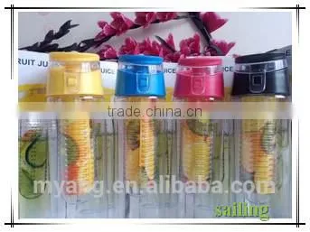 BPA FREE Fruit Infuser 700ml Tritan Cheap Infusion Water Bottles,food Grade Plastic Sports Bottle, Fruit Juicer Bottle photo-4