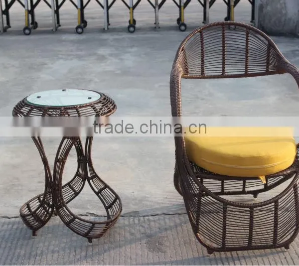 Outdoor Coffee Shop Wicker Table And Chairs Furniture photo-5