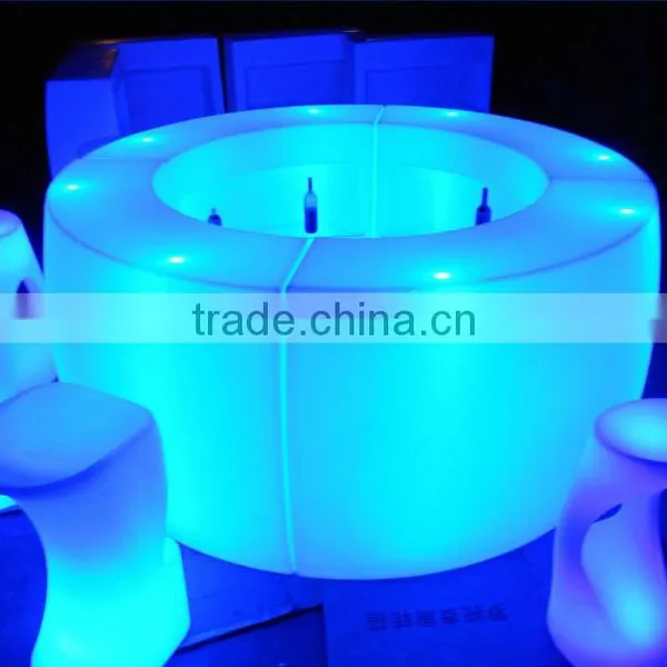 Illuminated Plastic Rechargeable LI Battery Operated Led Bar Counter photo-4