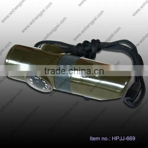 Seven in One Multifunctional Whistle/ Outdoor Lifesaving Whistle