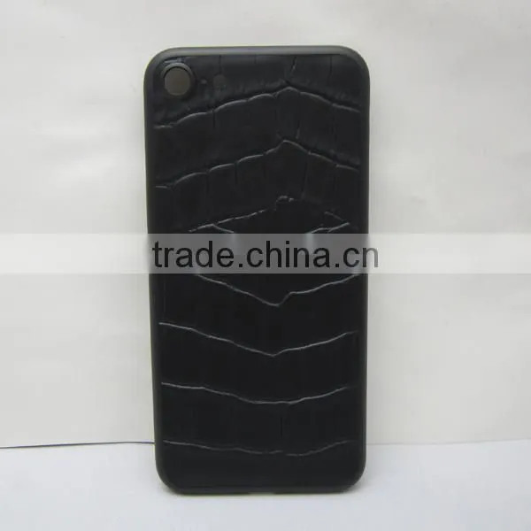 Black Leather Oxidation Matte Housing for IPhone 7 photo-2