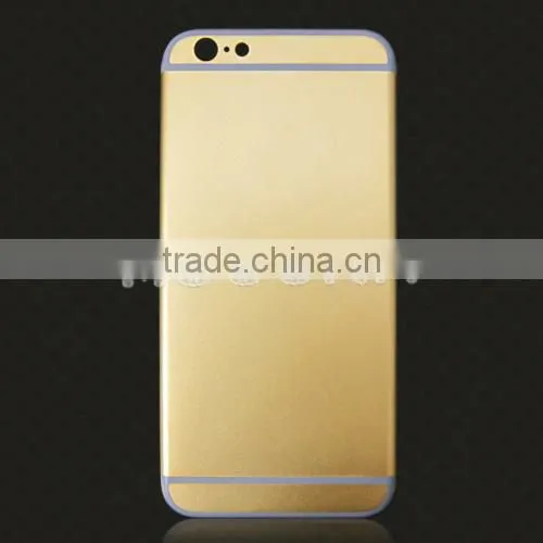 Original 24k Gold for Iphone 6/plus Matt Finish Housing Back Cover for Apple,24k for Iphone 6 Gold Housing photo-2