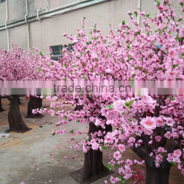 Artificial Peach Blossom Flower Tree for Graden Decoration photo-3