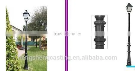 Spanish Style Street Cast Iron Antique Lighting Pole photo-2