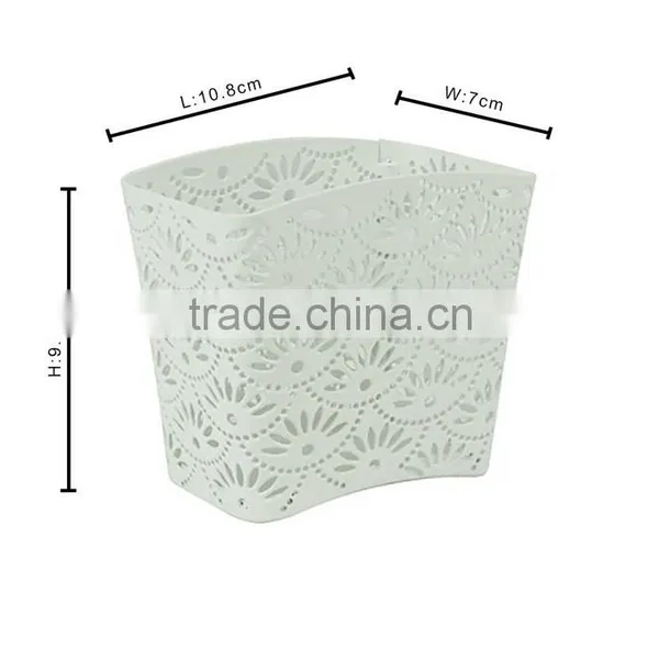 Fashional Arc-shaped Metal Punched Pen Holder For Home/Office/School photo-6