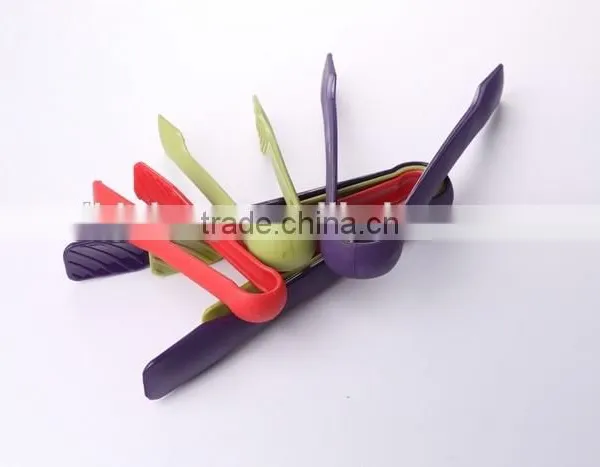 Kitchen Tool Multi Use BBQ Tongs Gadgets Dessert Serving Clip Set photo-6