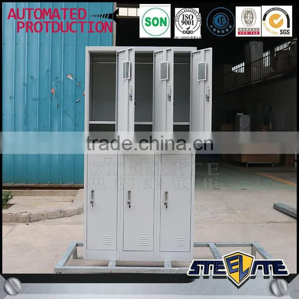 KD Structure Metal Locker Cabinet Steel Locker Wardrobe Cabinet 6 Door Military Cabinet photo-3