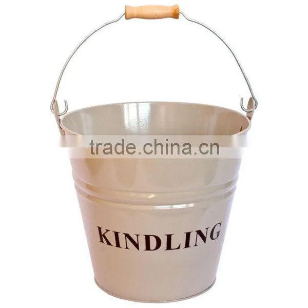 High Quality Ash Bucket Metal Kindling Bucket photo-2