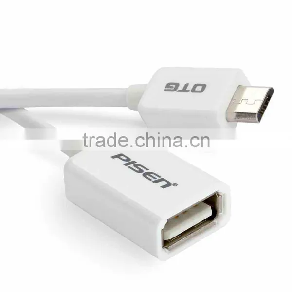 Micro USB Male to USB A Female On-The-GO Host Cable Adapter