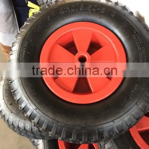 3.50-6 Line Pattern Pneumatic Wheelbarrow Wheels photo-2