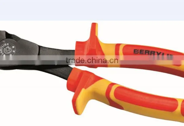 Berrylion Tools 1000V VDE 7'' Diagonal Cutter Pliers With Plastic Handle photo-3