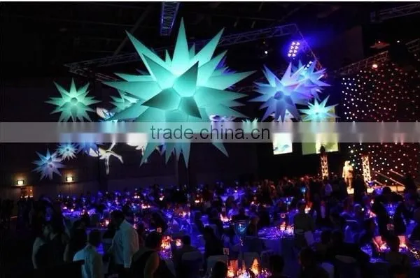 Hanging Inflatable Lighting Decoration/lighting Led Star for Party Decoration photo-4